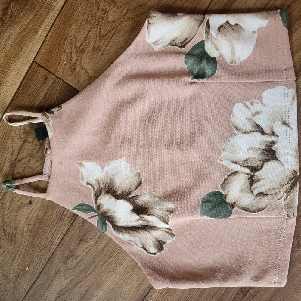 Floral Pink Sleeveless Top